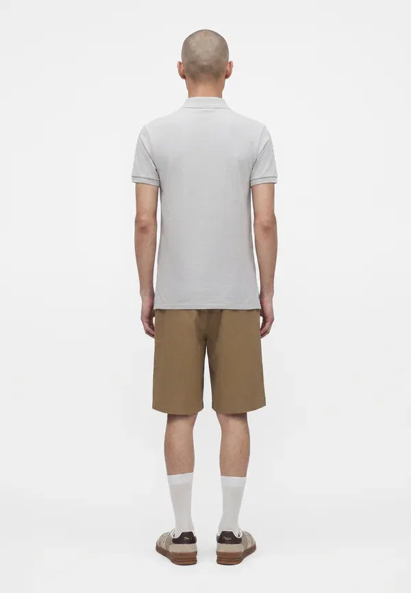 Поло из пике хлопковое Slim fit polo shirt Polo Ralph Lauren, серый — фото 3