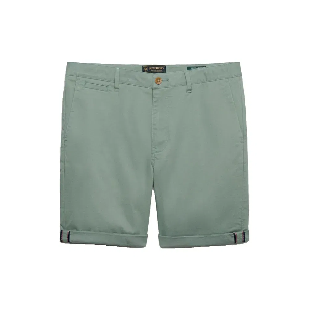 Брюки чинос Regular Superdry Premium, зеленый