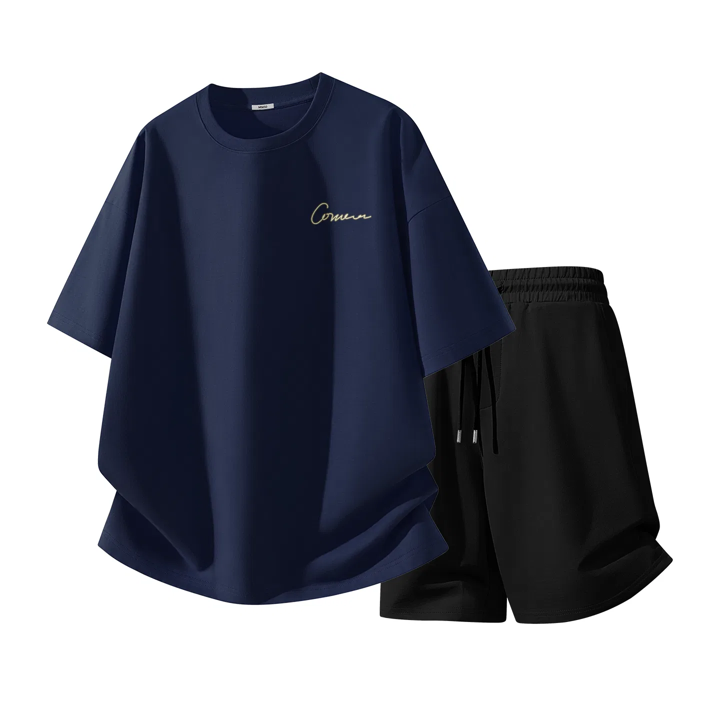 Комплект спортивной одежды Детский для мальчиков и девочек MINISO, Burgundy + Black — фото 3