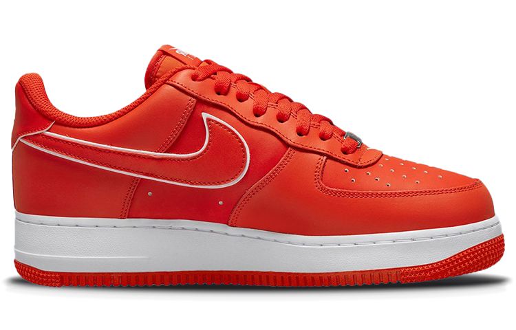 Кроссовки Nike Air Force 1 Low 07, красный/белый — фото 2