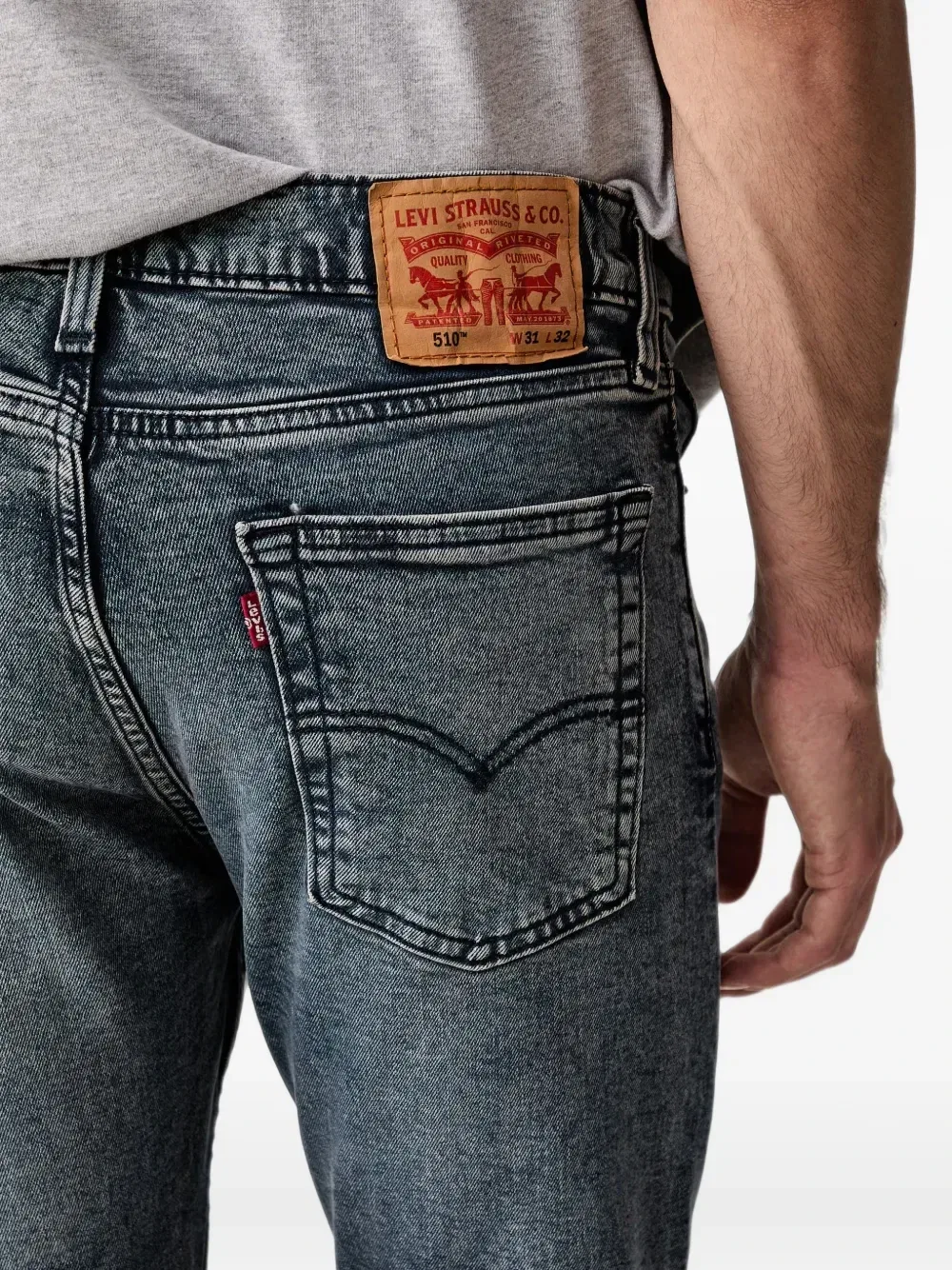 Джинсы Levi's 510 скинни-кроя, синий — фото 4