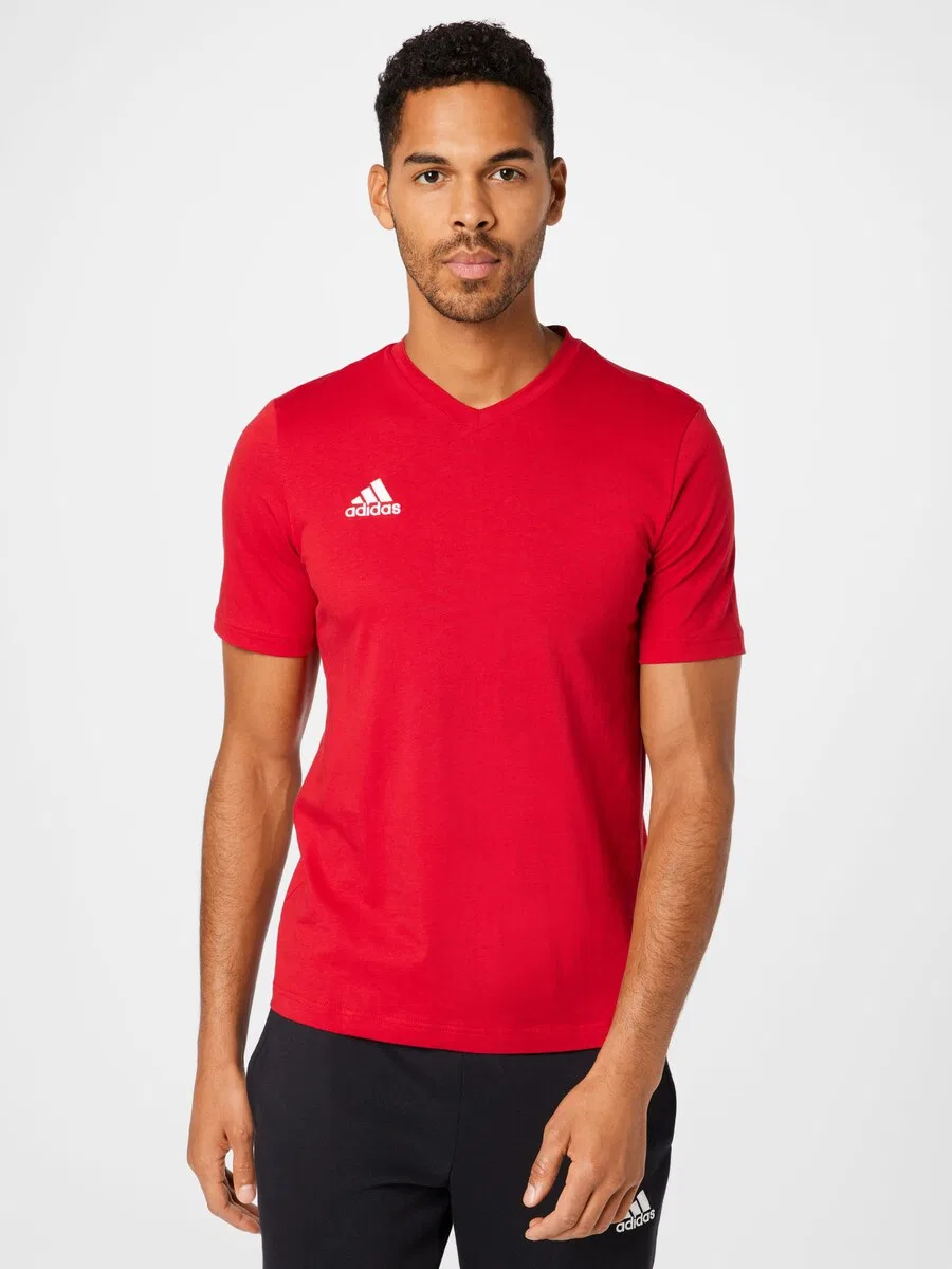 Футболка ADIDAS PERFORMANCE Performance Shirt 'Entrada 22' красного цвета — фото 3