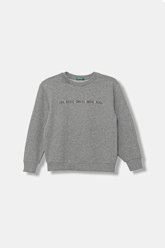 

Детская хлопковая толстовка United Colors Of Benetton, серый