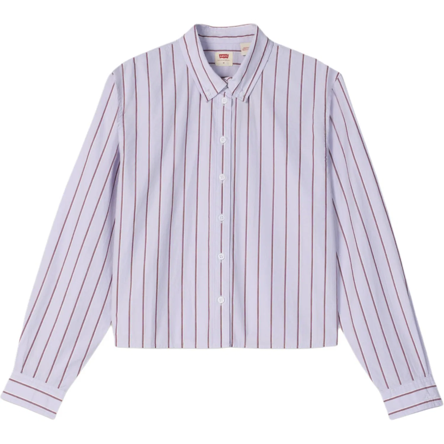 Женская рубашка с лацканами прямого кроя Light Purple Levis