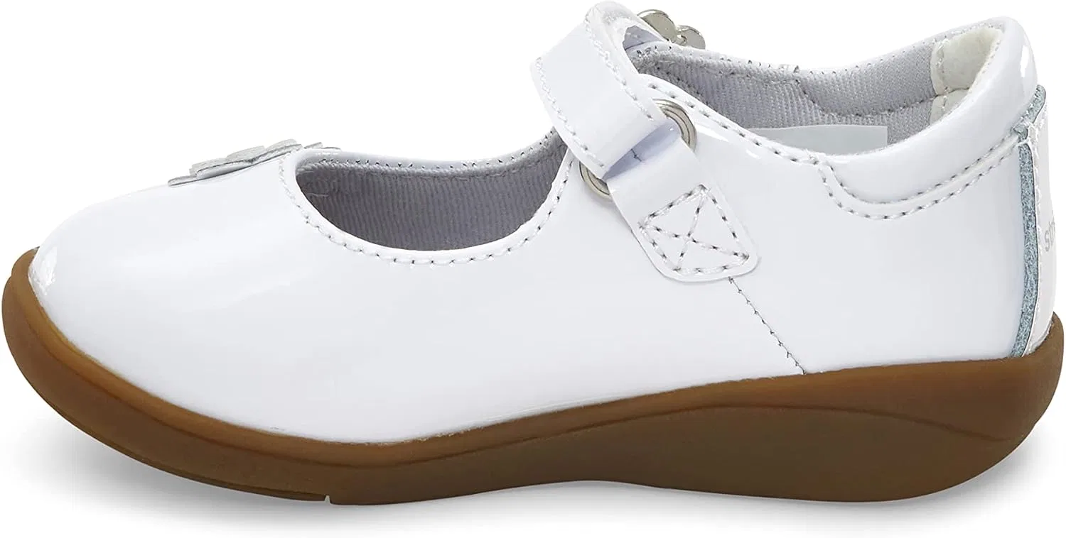 Детские туфли для девочек Holly-Adapt Stride Rite, White Patent — фото 4