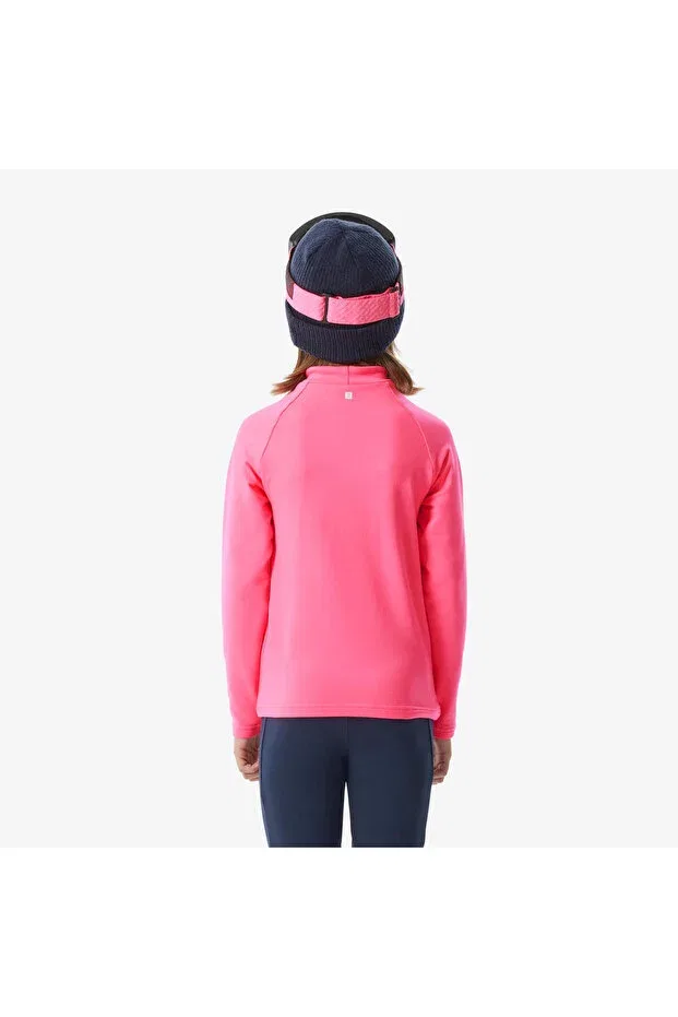 Детское термобелье для девочек с длинным рукавом Wedze Decathlon, Pink — фото 3
