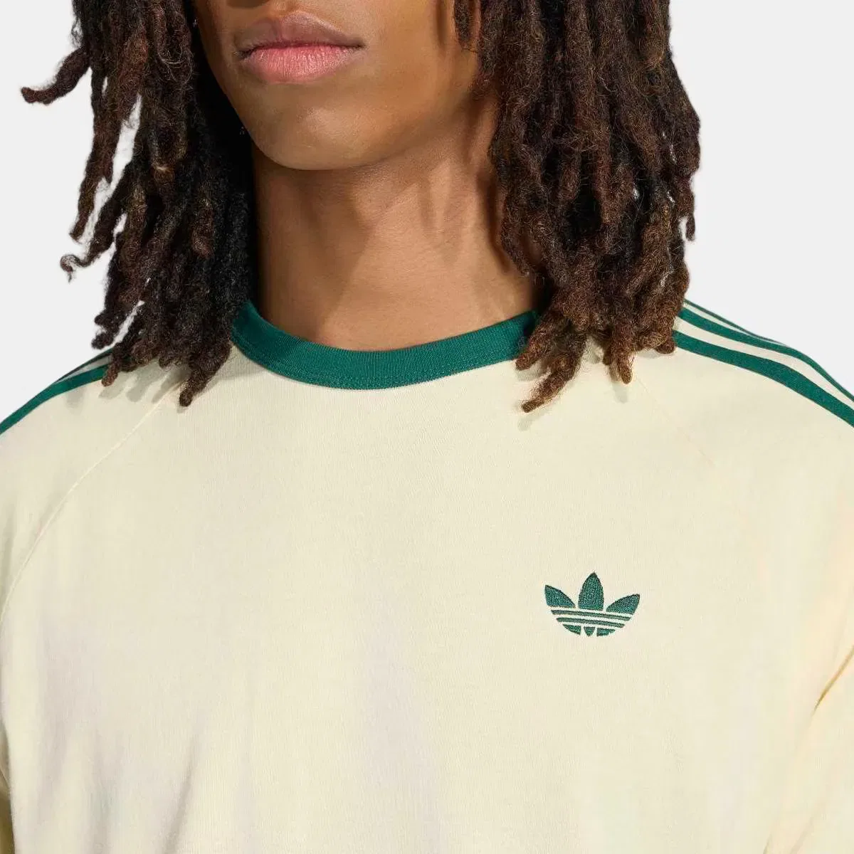 Мужская футболка хлопковая Adicolor Adidas Originals, Yellow — фото 4