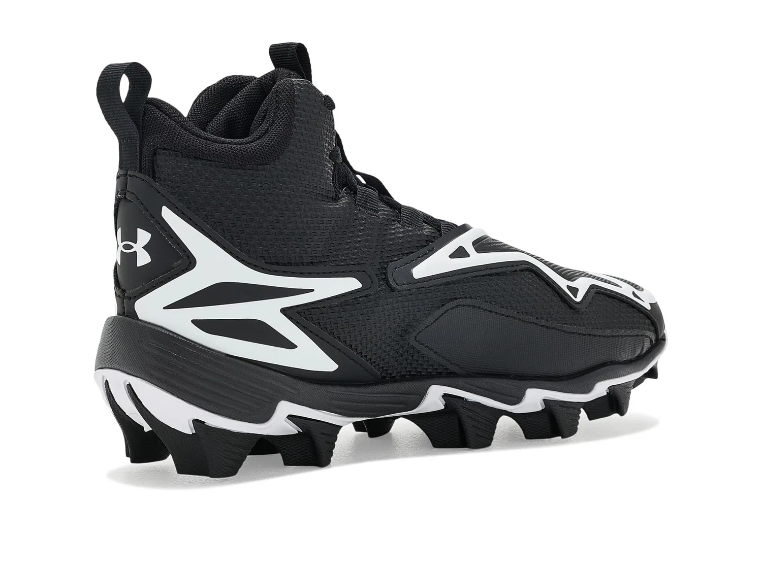 Бейсбольные бутсы Harper 11 RM Jr. Baseball RM Cleats (для малышей, маленьких и больших детей) Under Armour Kids, Black/White/White — фото 4