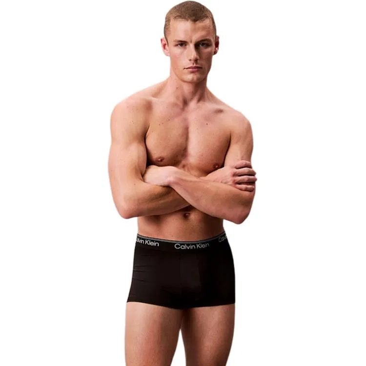 Мужские трусы-боксеры низкой посадки комплект из 5 штук Calvin Klein, Black — фото 2
