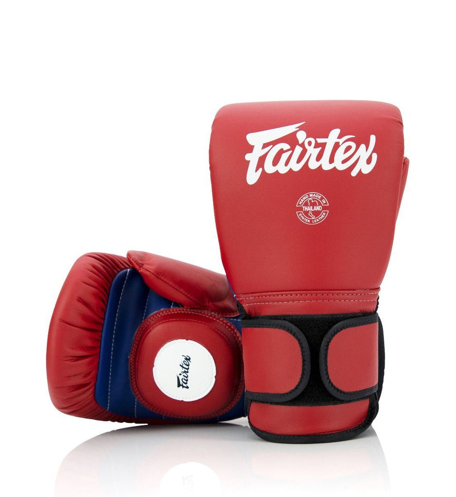 

Боксерские перчатки Fairtex Coach Sparring, 14 oz., красный/синий