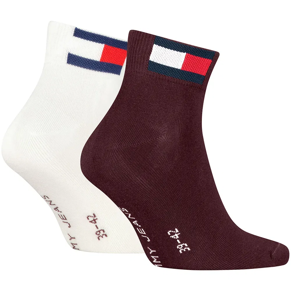 Женские носки-квартер с reinforced пяткой и мыском Tommy hilfiger, Multicolor — фото 2