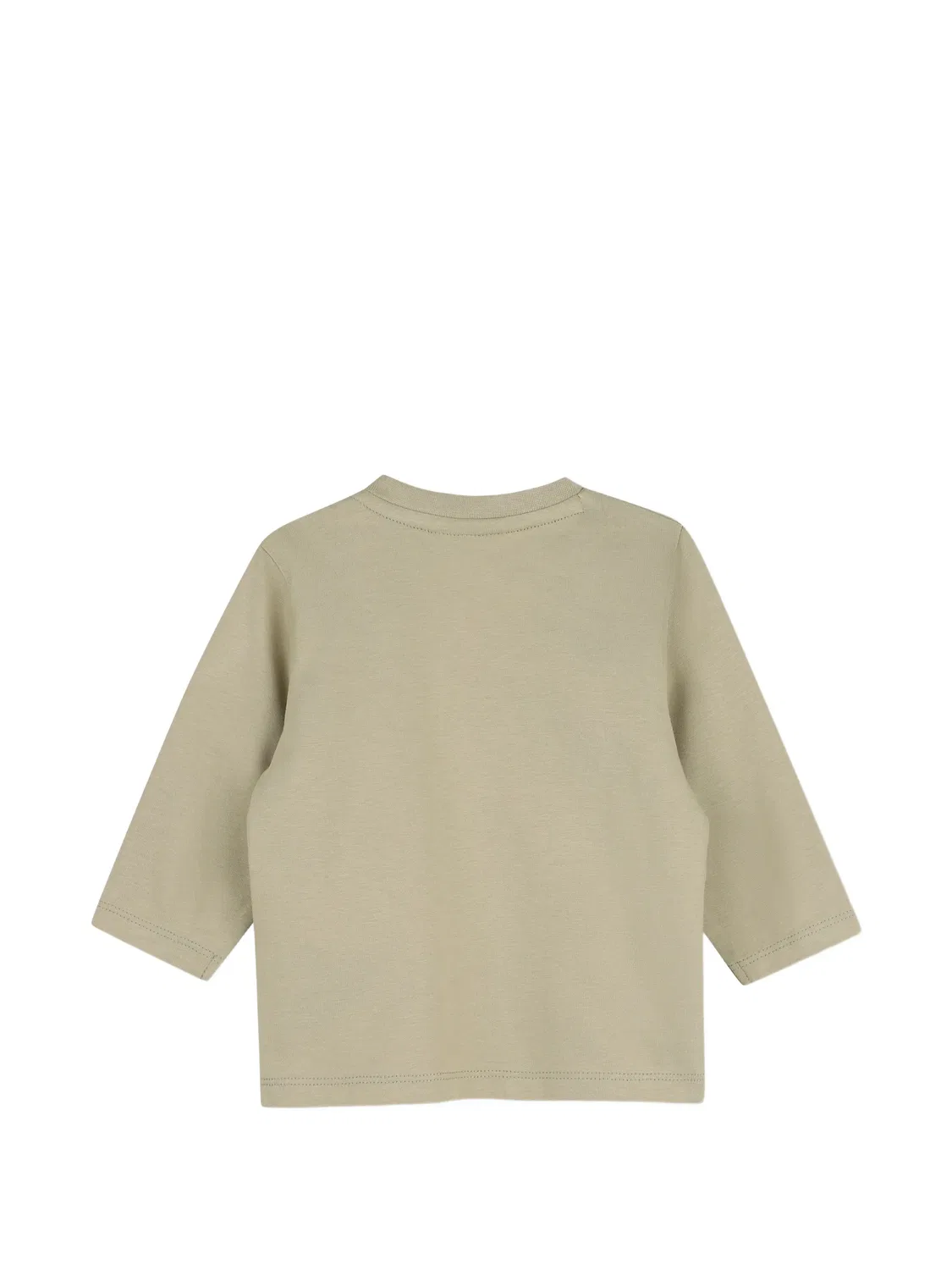 Лонгслив с логотипом Boss Kidswear, нейтральные цвета — фото 2