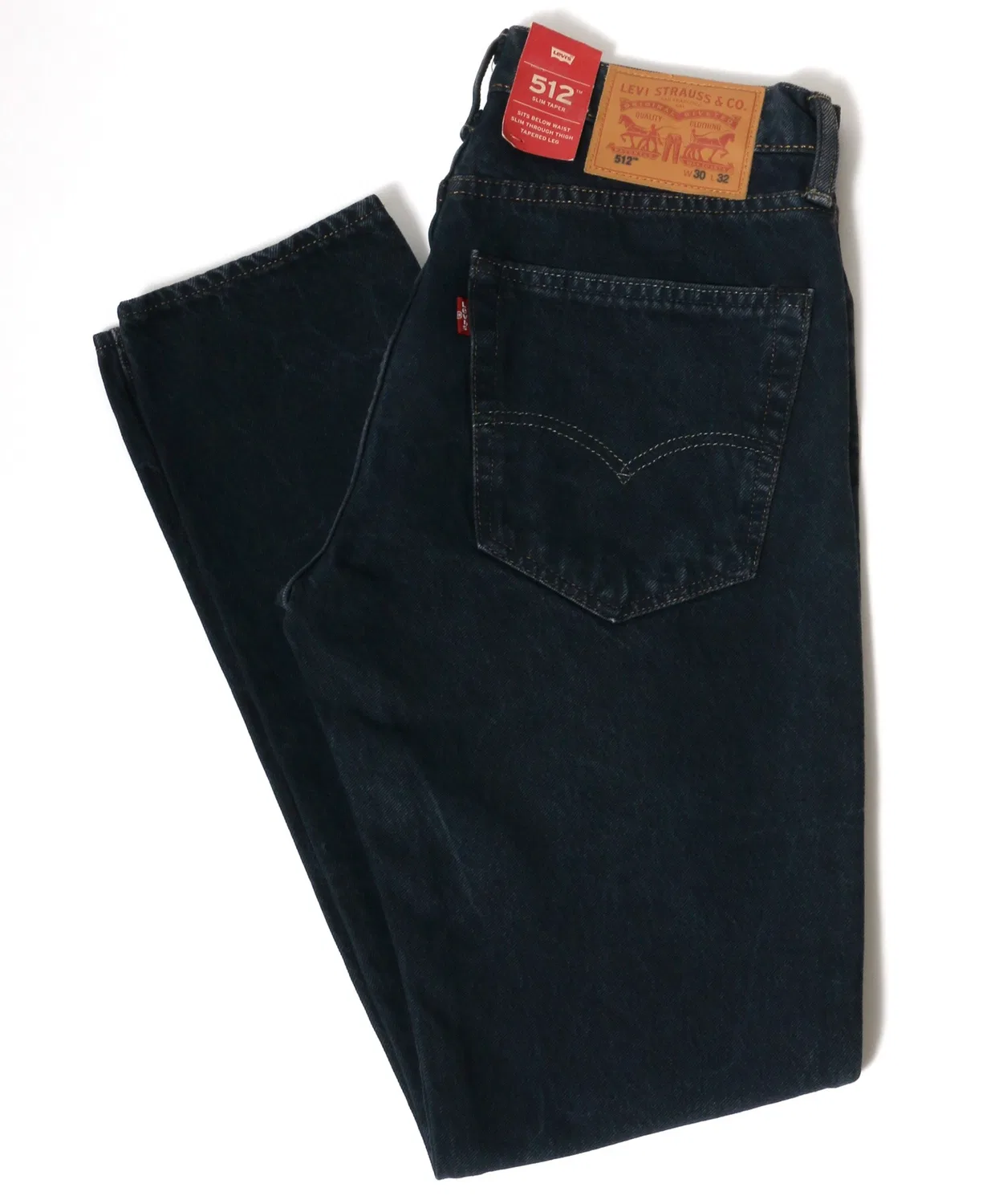Мужские джинсы скинни-тейперд Levi's 512, Blue Mid Used — фото 2