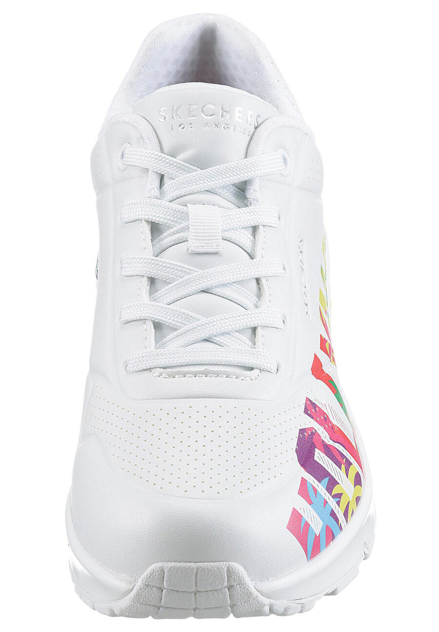 Женские кроссовки Skechers Uno — ONE FOR STARS! Hollywood 177995 WMLT, белые/цветные — фото 2
