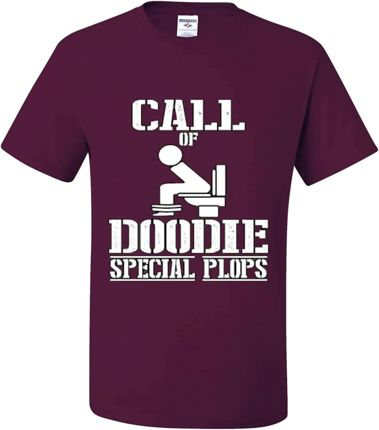 

Футболка мужская Call of Doodie Special Plops с принтом wild custom apparel