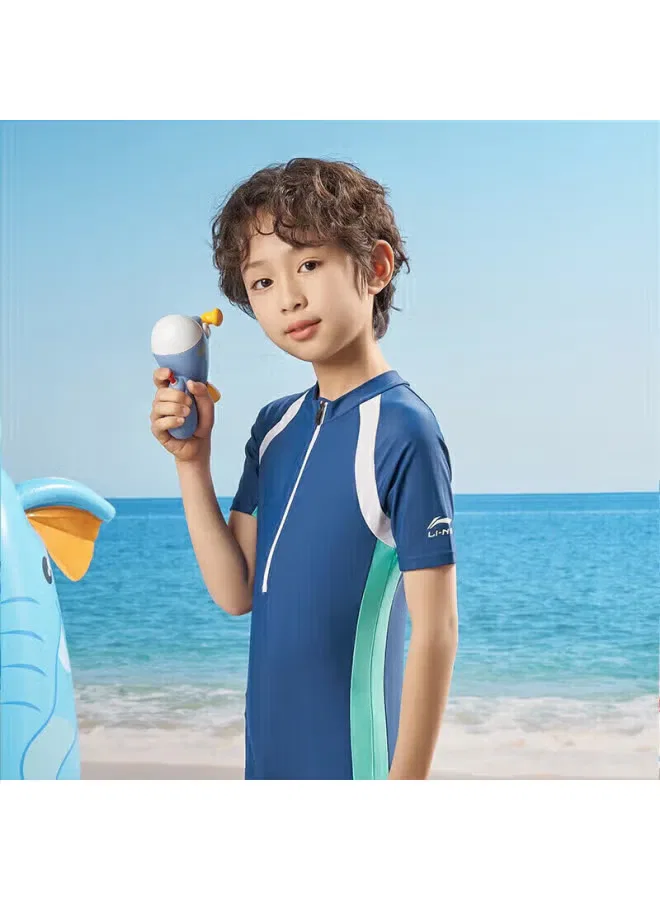 Купальник детский слитный Li-Ning, синий — фото 4