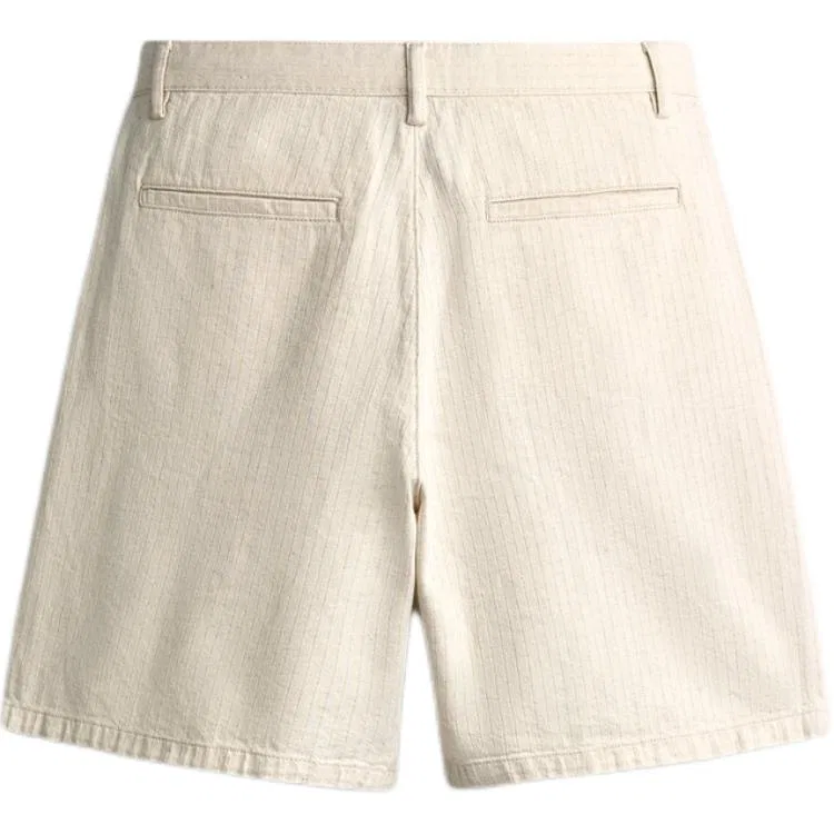 Мужские шорты свободного кроя Raw White ZARA, Raw White — фото 4