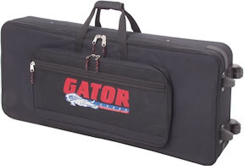 

Легкий чехол для клавиатуры Gator 88 Note на колесиках. 57,5" х 18" х 6", ГК-88 GK88
