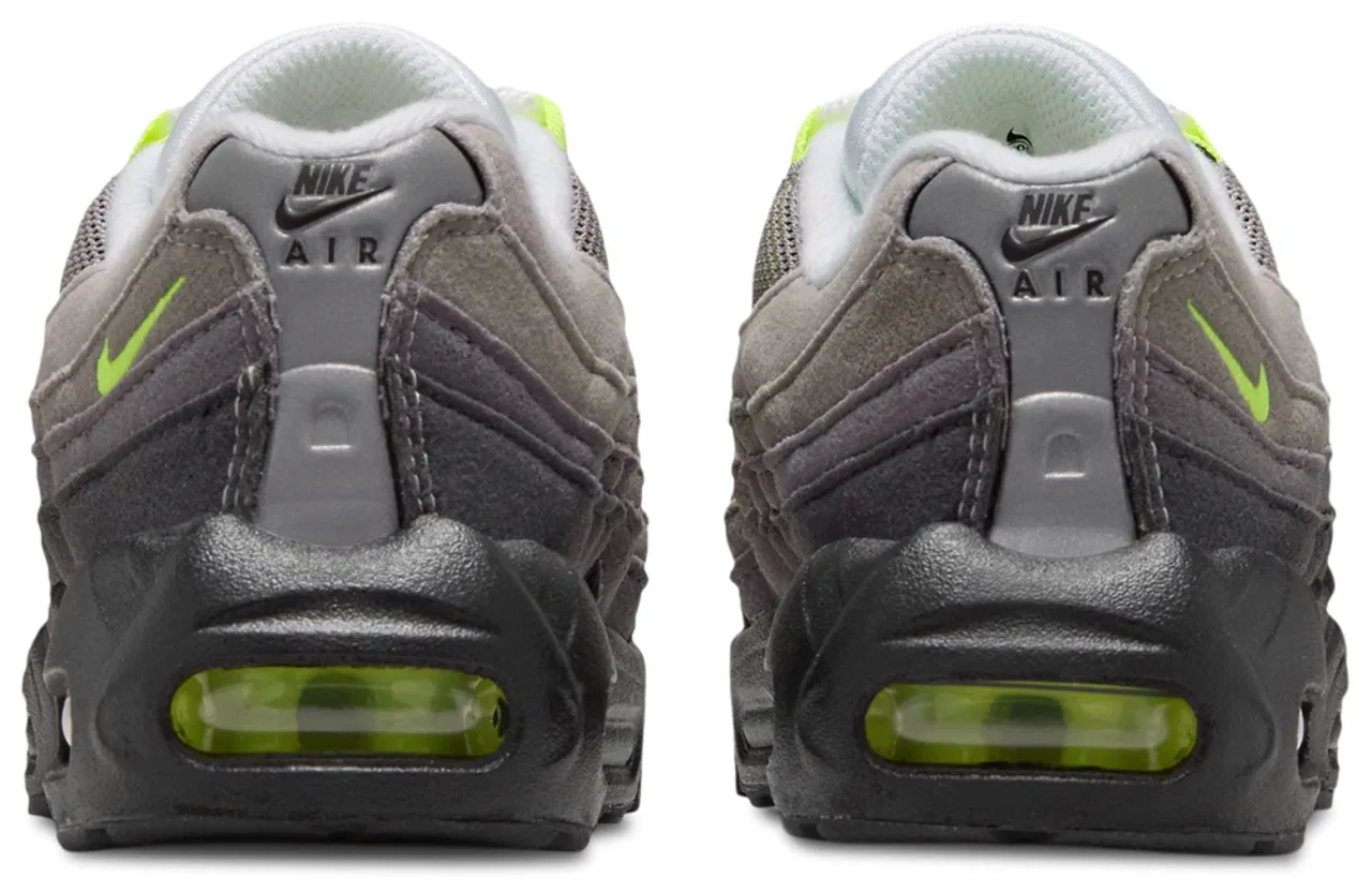 Кроссовки для мальчиков Air Max 95 Nike, цвет Black/Neon Yellow/Anthracite — фото 3