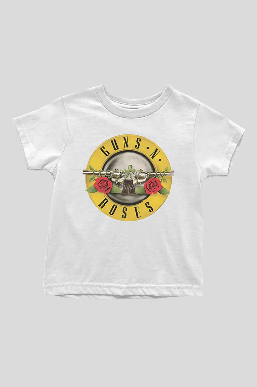 Детская футболка с принтом Classic Logo Guns N Roses, White — фото 3