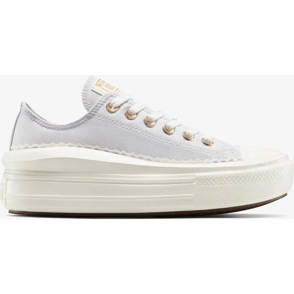 Детские кроссовки на платформе Converse Chuck Taylor All Star Move Platform, серые