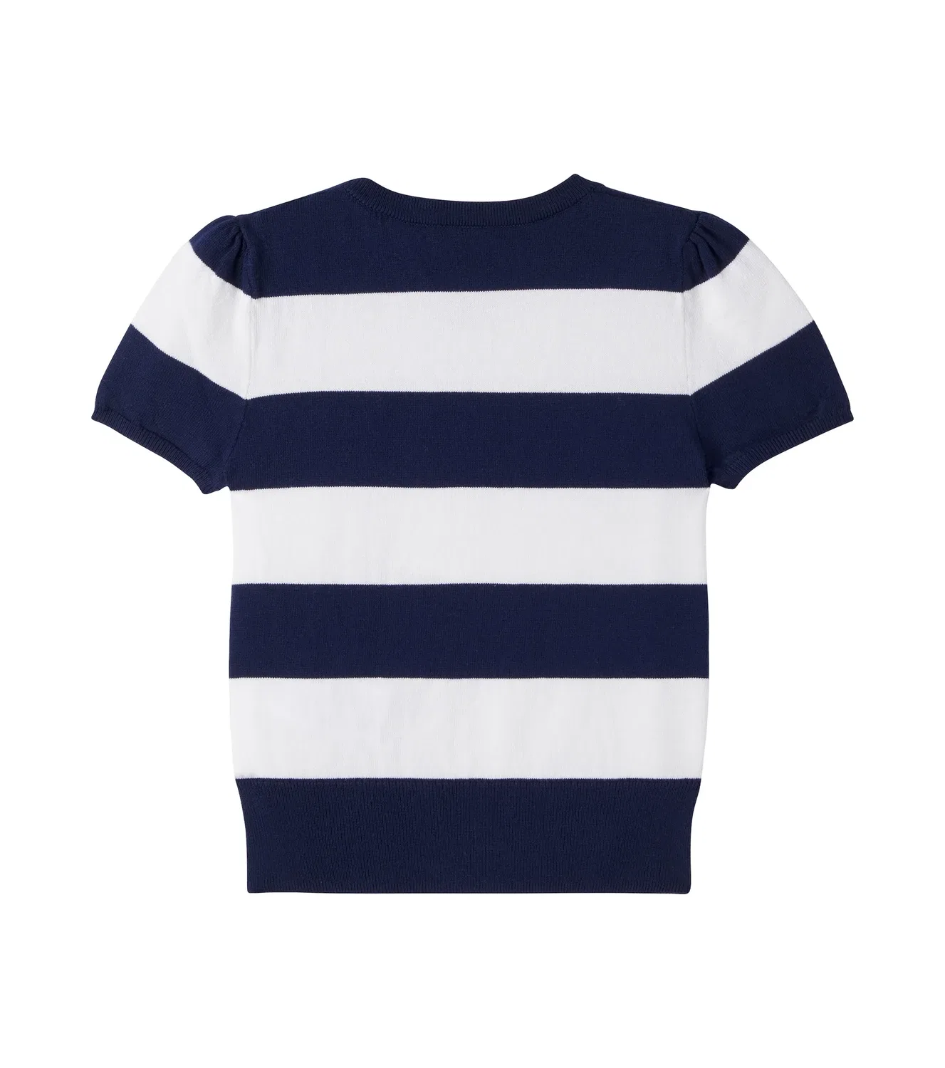 Комплект из хлопкового вязаного топа и кардигана Polo Ralph Lauren Kids, белый — фото 3