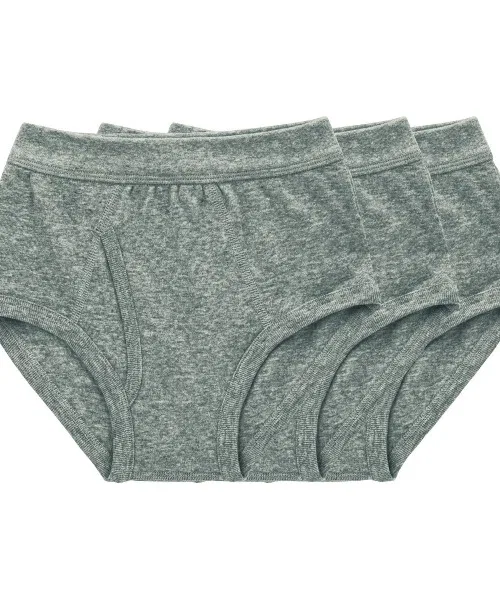 Детские трусы-слипы с широкой резинкой, комплект из 3 штук GITA, Heather Grey