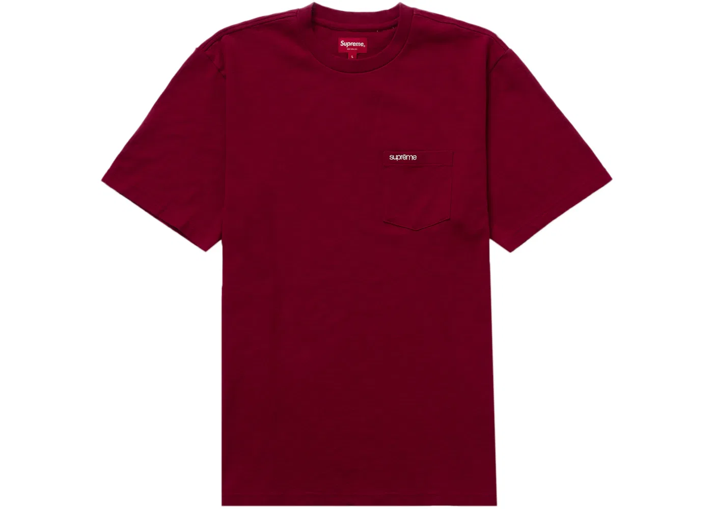 Мужская футболка Supreme Tee (FW22), Cardinal
