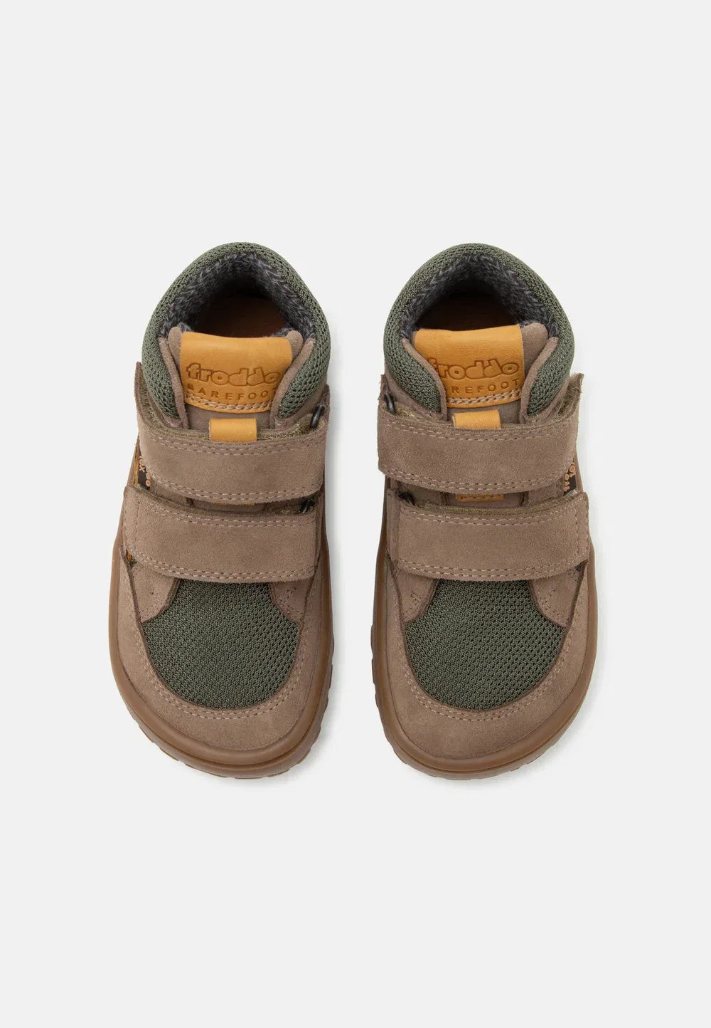 Осенние высокие кроссовки Barefoot Tex Froddo, Beige — фото 4