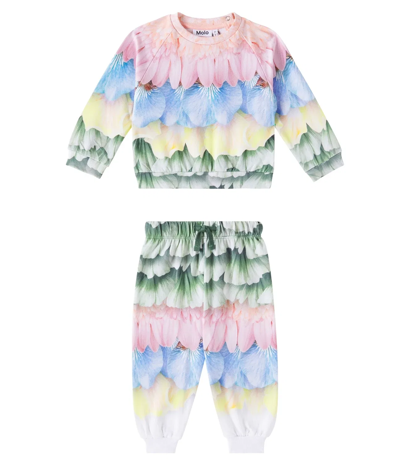 Комплект из толстовки и спортивных брюк Baby Disc из хлопка, Molo, мультиколор