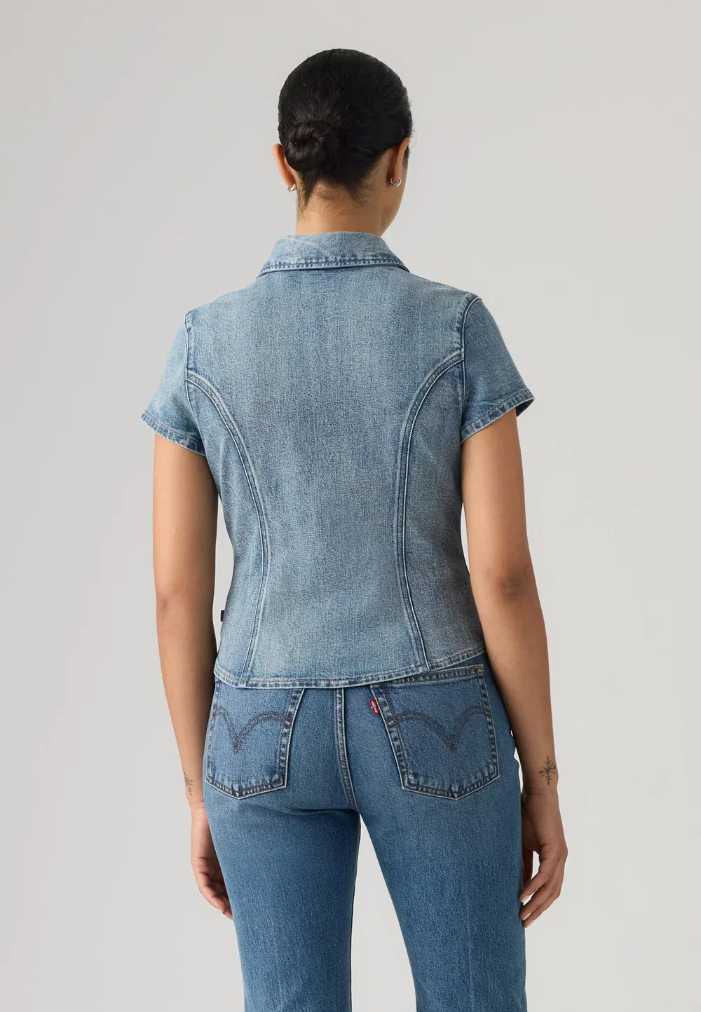 Узкая блузка на пуговицах Levi'S, Hazy Days — фото 3