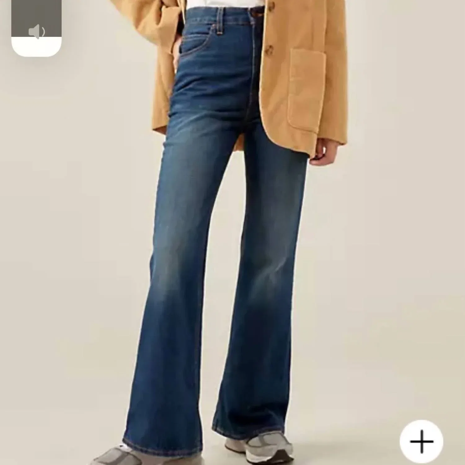 Женские джинсы-клеш с высокой посадкой 70's High Rise Flare Jeans Levi's, синий — фото 2