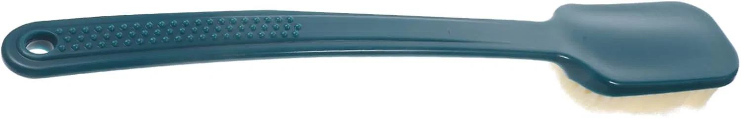 Щетка для душа с мягкой щетиной, Healvian, набор 2 шт, 38x6,7 см, Blue
