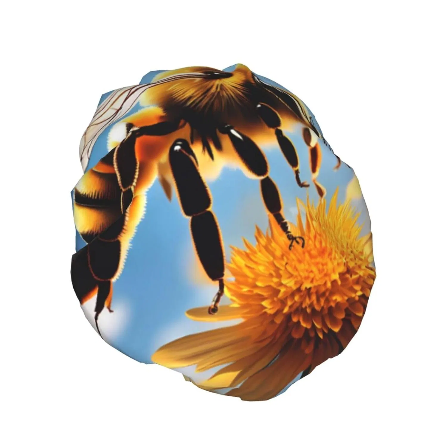 Двойная водонепроницаемая шапочка для душа Daisy Honey Prints, ZSUUGJ — фото 2