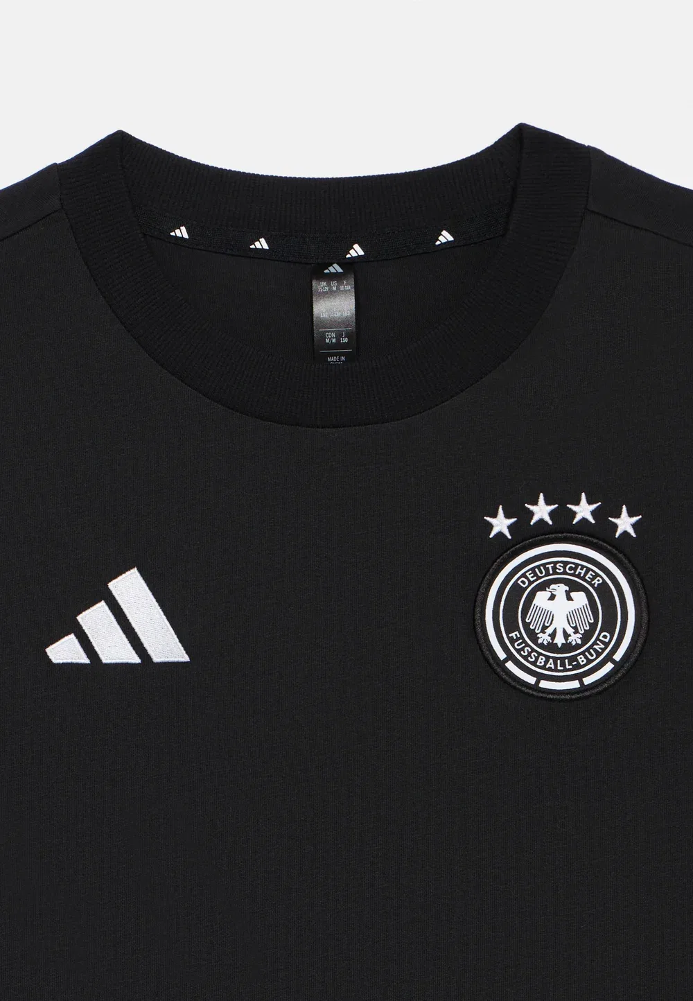 Детская футболка Deutschland dfb унисекс - футбольная футболка Adidas Performance, Black — фото 3