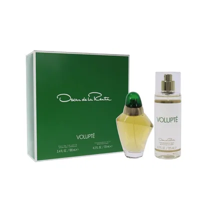 Набор парфюмерный женский Oscar De La Renta Volupte, 100 мл EDT Spray & 125 мл Fragrance Mist