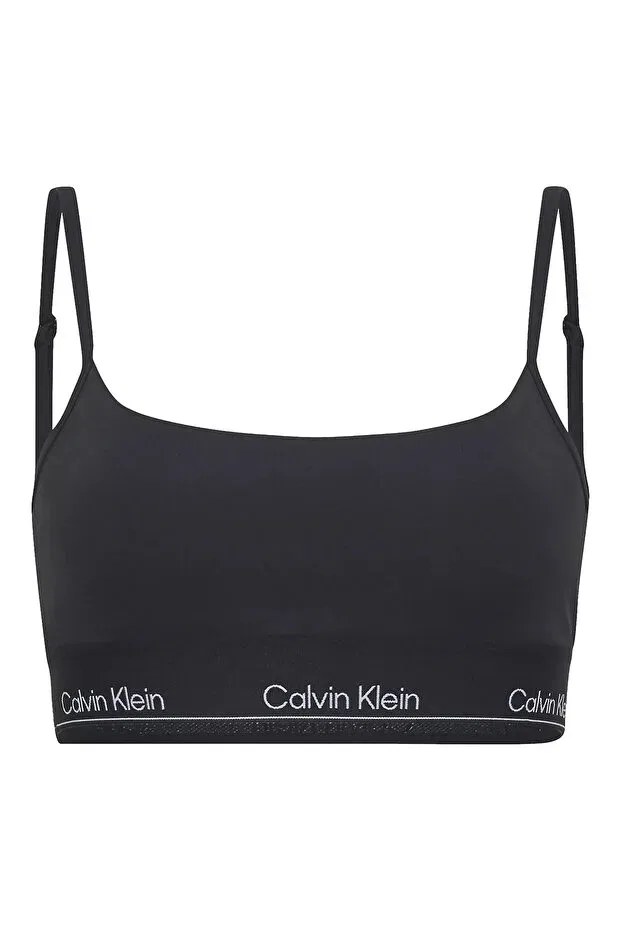 Женский спортивный бюстгальтер с быстросохнущей тканью Calvin Klein, Black