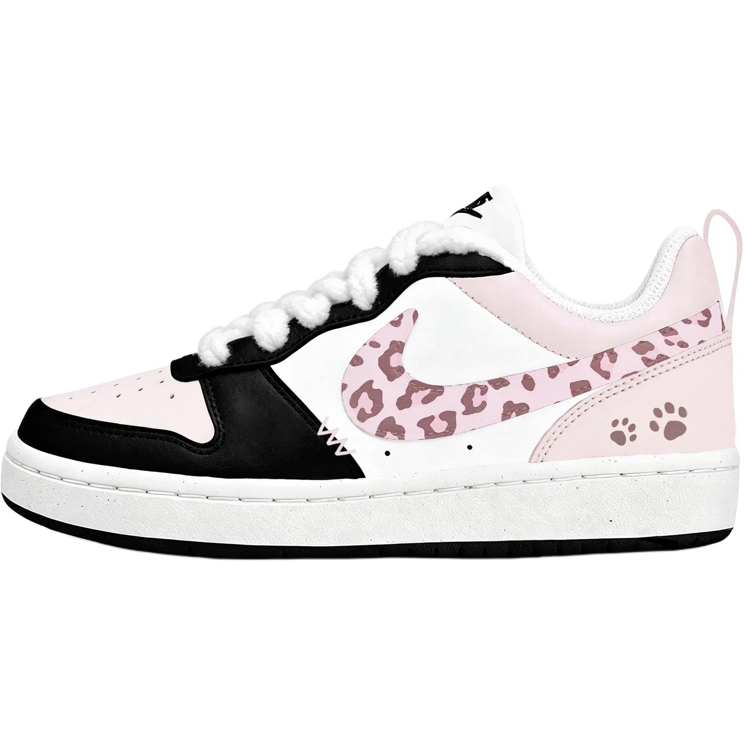 Детские кроссовки с принтом NikeCourt Borough 2, Nike, Pink