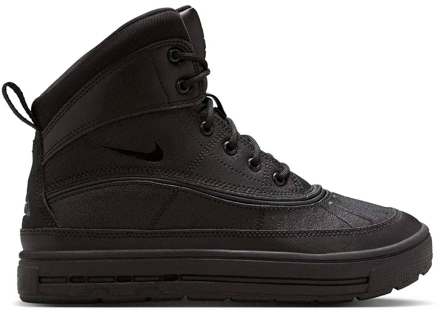 Детские ботинки высокие Nike Woodside 2 High Nike, Black/Black/Black