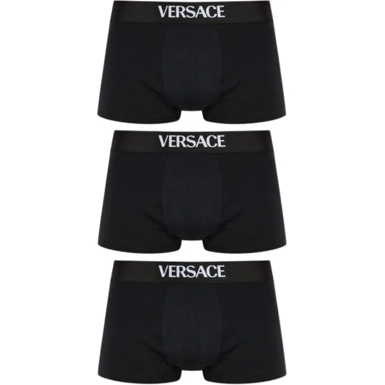 Боксеры 3 шт VERSACE, Black