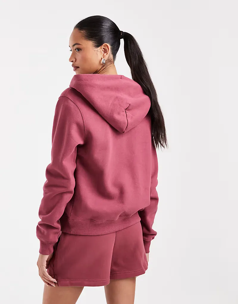Худи Nike Studio Fleece, бордовый — фото 3