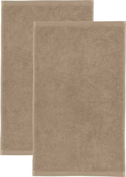 

Гостевое полотенце Erwin Müller 2er-Pack 155414, 30x1x50 см, светло-коричневый