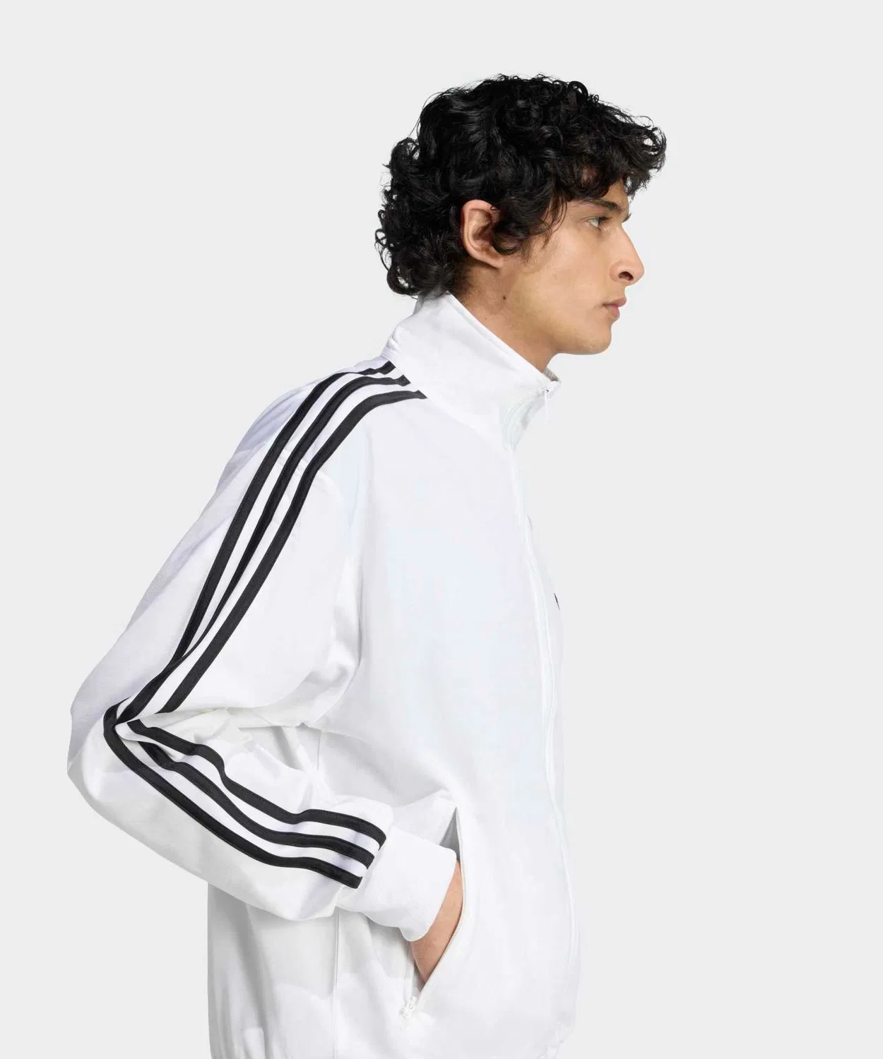 Мужская куртка-трактор с длинным рукавомFirebird Track Top Adidas Originals, Белый — фото 4