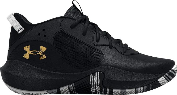 

Кроссовки Under Armour Lockdown 6 PS Black Metallic Gold, черный
