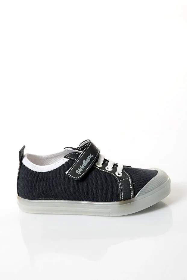 Детские туфли для девочек с принтом Shoes Time, Navy Blue