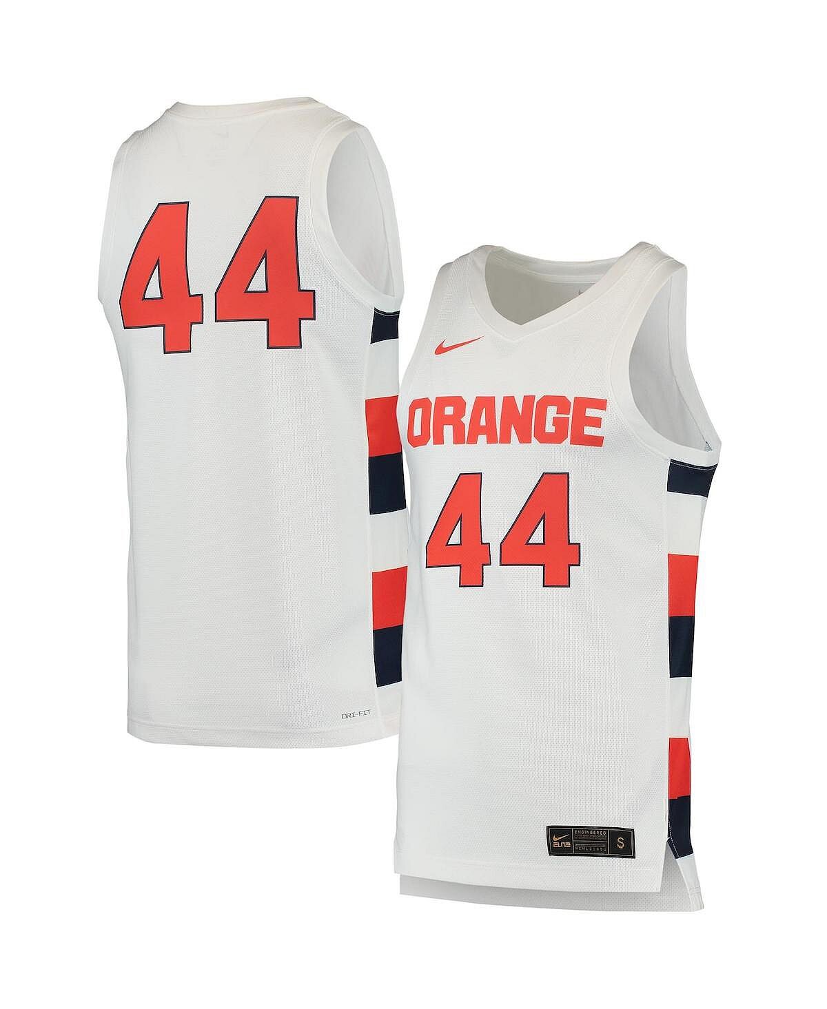 

Мужская баскетбольная майка #44 white syracuse orange team replica Nike, белый