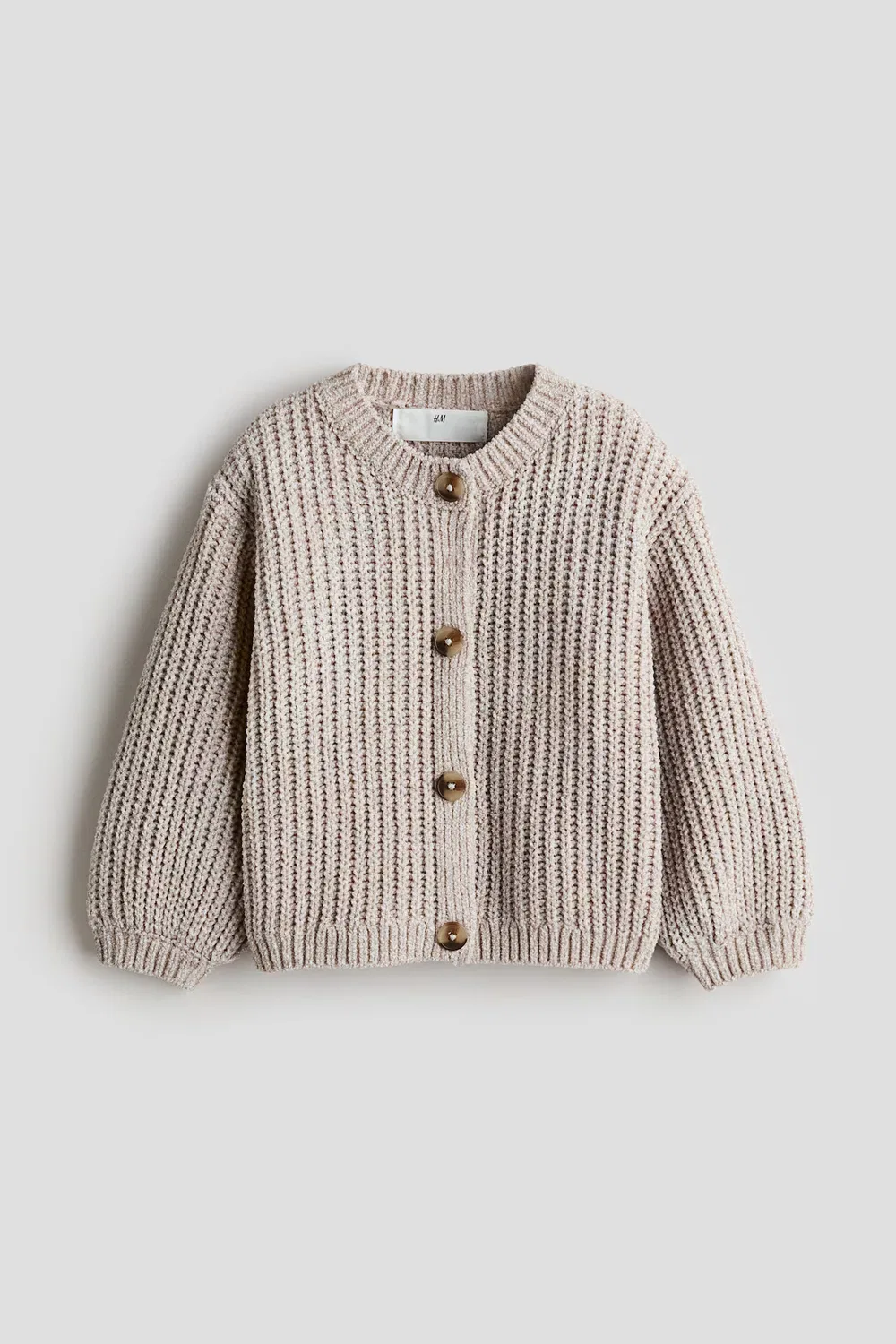 Кардиган из синели H&M, Hellbeige