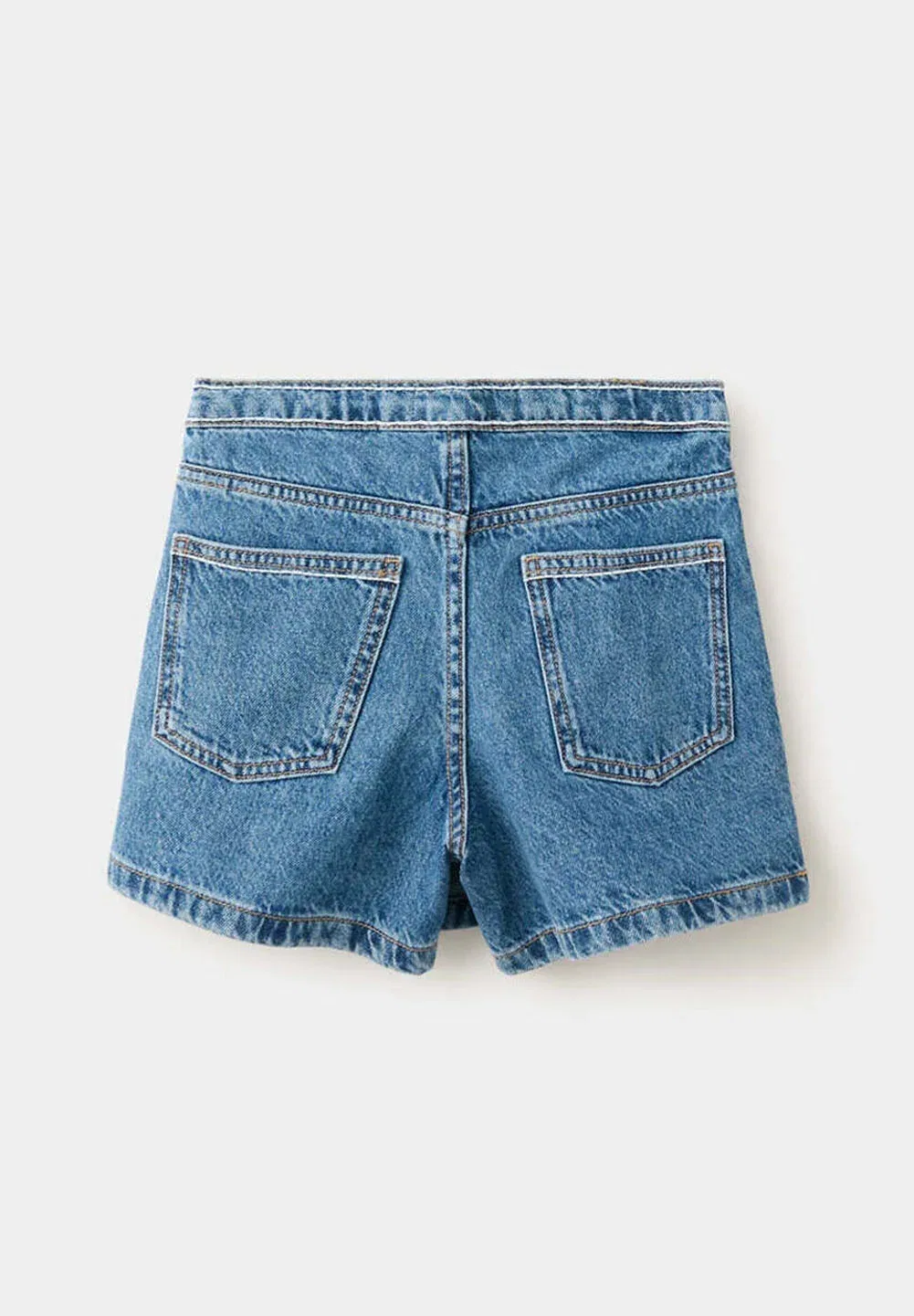 Детские джинсовые шорты Mango Kids, Dark Blue — фото 3