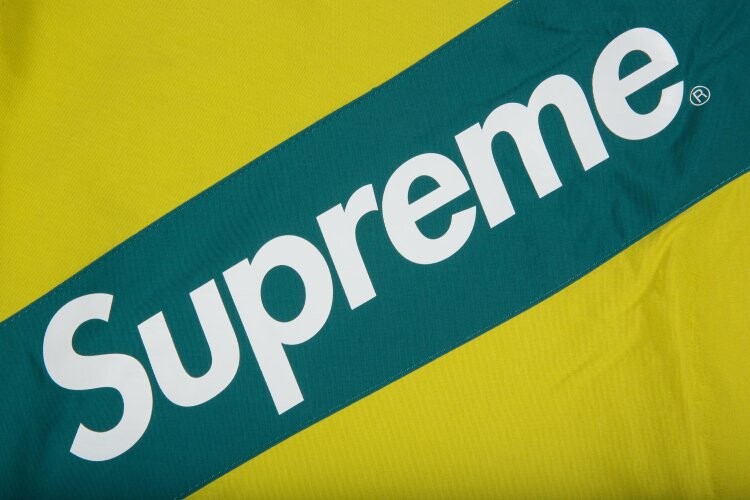 Куртка Supreme Paneled Track Jacket 'Light Gold', золотой — фото 3