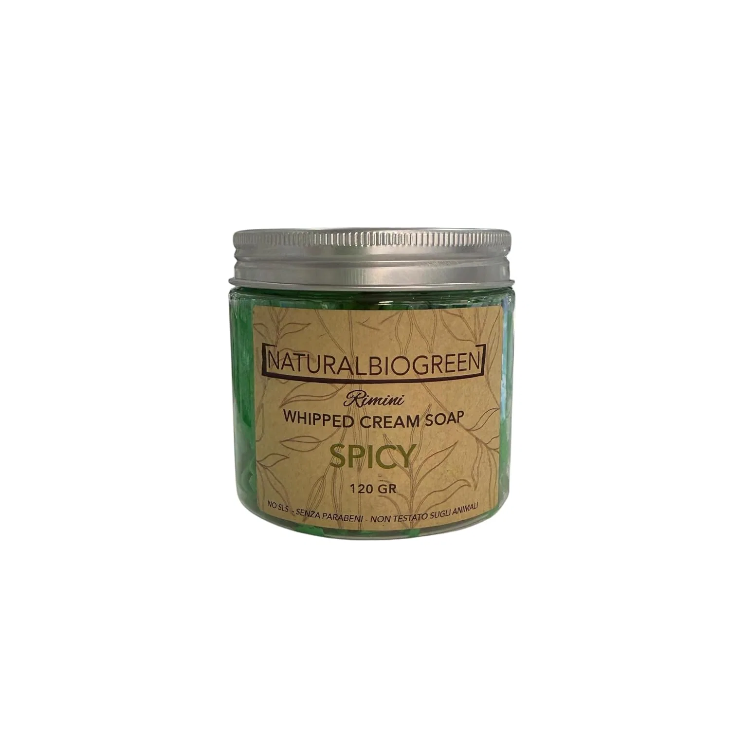 Крем-мыло взбитое Naturalbiogreen Spicy 120 г